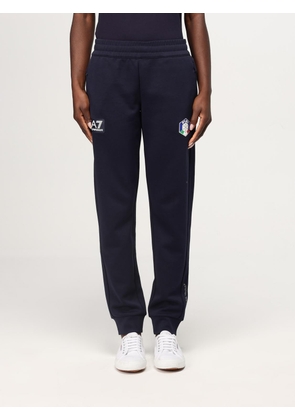 Pants EA7 Woman color Blue
