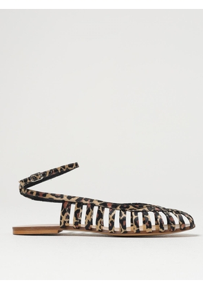 Flat Sandal ANNA F. Woman color Brown