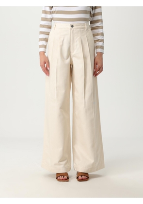 Pants THEORY Woman color Ecru