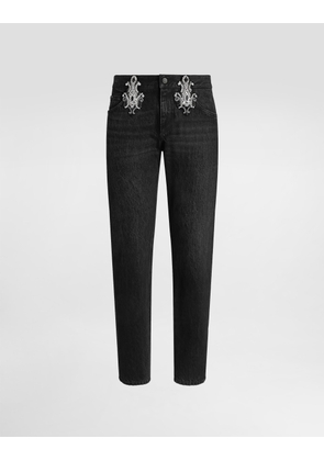 Dolce & Gabbana Denim Trousers - Man Denim Multi-colored 48