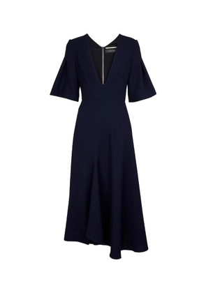 Roland Mouret Botez wool crepe midi dress
