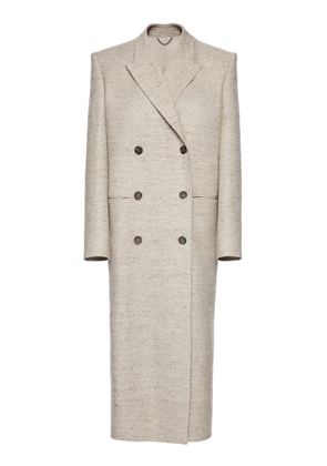 Magda Butrym Double-Breasted Silk Blend Coat - Moda Operandi