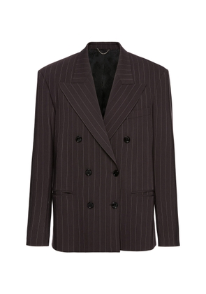 Magda Butrym Pinstripe Wool Blazer - Moda Operandi