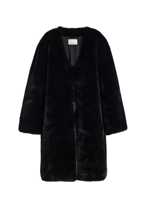 The Frankie Shop Matera Collarless Faux Fur Coat - Moda Operandi