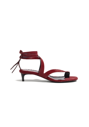 Khaite Aimee Strappy Calf Hair Sandals - Moda Operandi