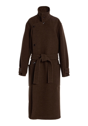 Lemaire Wool Wrap Coat - Moda Operandi