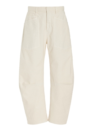 NILI LOTAN Shon Stretch-Cotton Pants - Moda Operandi