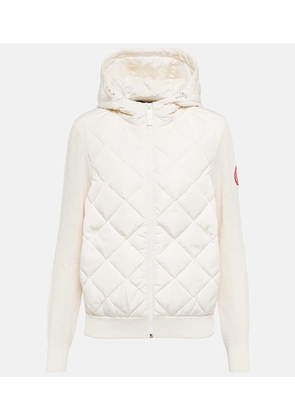 Canada Goose HyBridgeÂ® down-paneled wool hoodie