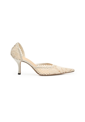 Magda Butrym Crochet Lace Pumps - Moda Operandi