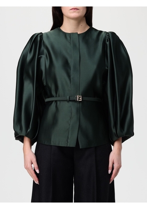 Jacket FENDI Woman color Green