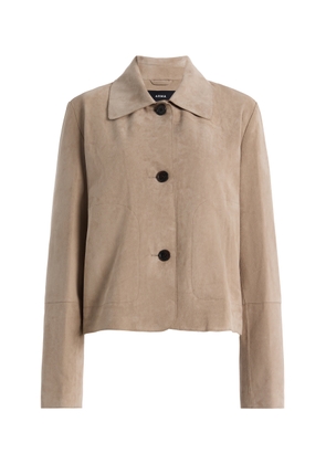 ARMA Emy Suede Jacket - Moda Operandi