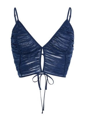 Moré Noir South Cotton-Silk Voile Top - Moda Operandi