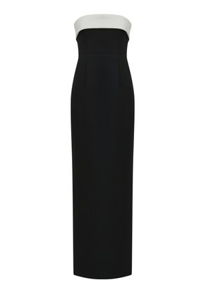 The New Arrivals Ilkyaz Ozel Rhea Strapless Crepe Maxi Dress - Moda Operandi