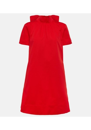 Staud Ilana cotton-bend minidress