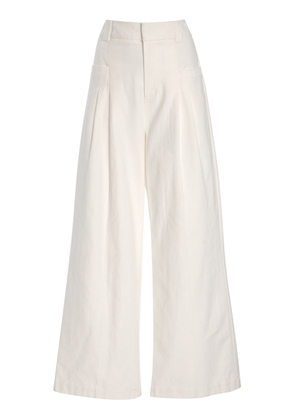 Third Form Fusion Pleated Cotton Wide-Leg Pants  - Moda Operandi