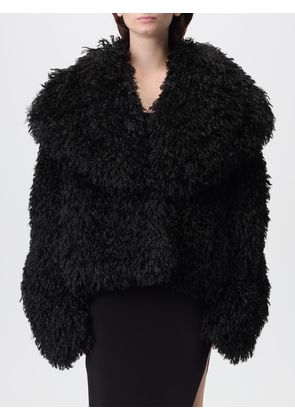 Fur Coat AMEN Woman color Black