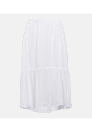 Velvet Mckenna cotton midi skirt