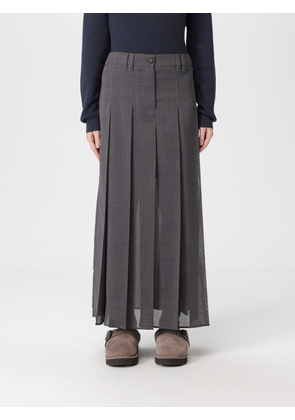 Skirt BRUNELLO CUCINELLI Woman color Grey