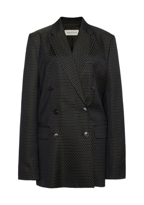 Dries Van Noten Bafya Diamond-Motif Jacquart Jacket - Moda Operandi