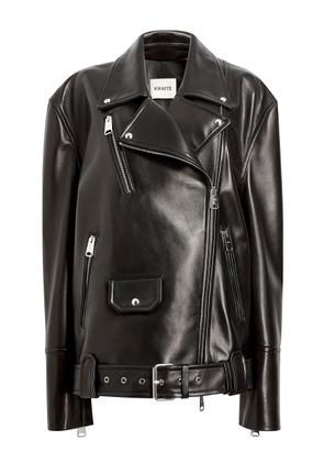 Khaite Hansel Leather Jacket - Moda Operandi
