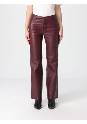 Pants CHLOÉ Woman color Burgundy