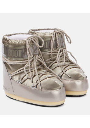 Moon Boot Icon Low Glance satin snow boots