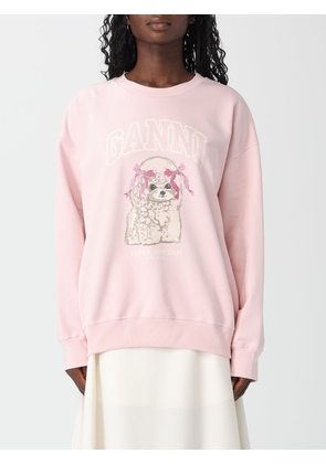 Sweatshirt GANNI Woman color Pink