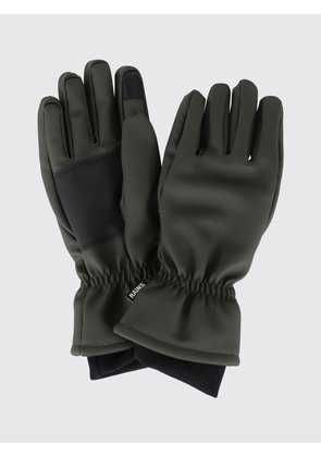 Gloves RAINS Men color Green