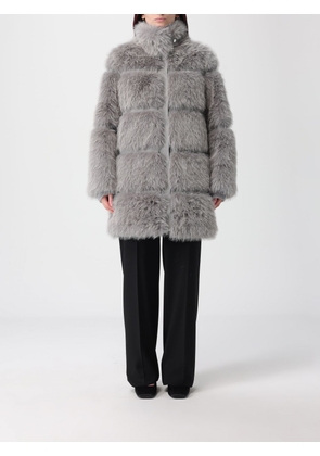 Fur Coat PATRIZIA PEPE Woman color Grey