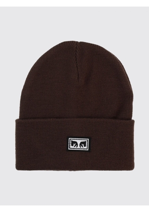 Hat OBEY Men color Brown