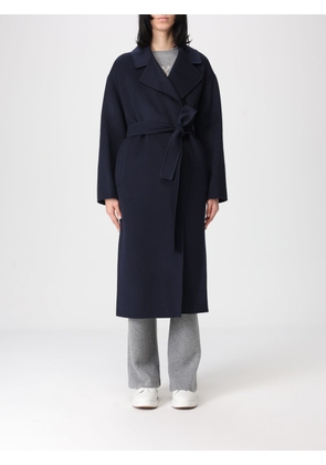 Coat 'S MAX MARA Woman color Blue