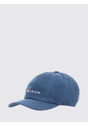 Hat KITON Men color Blue