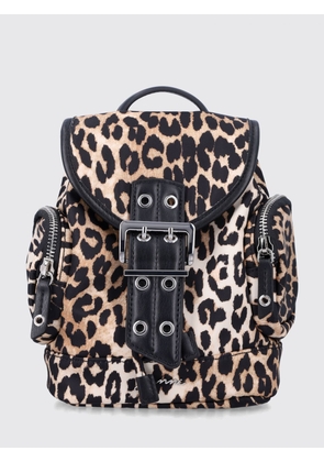 Handbag GANNI Woman color Safari