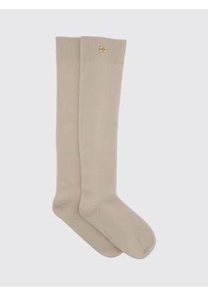 Socks GANNI Woman color Ivory