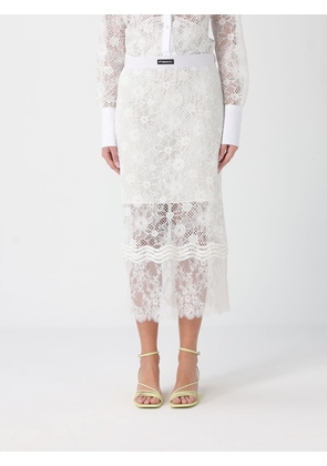 Skirt PINKO Woman color White