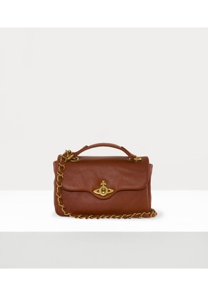 Vivienne Westwood Anita Small Shoulder Bag Aniline Leather Camel One Size Women