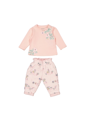Kenzo Girls Floral-Print Long Sleeve Set