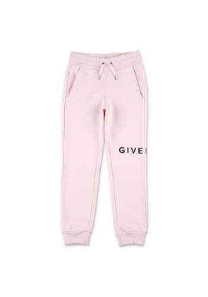 Givenchy Kids Cotton Blend Jogging Trousers