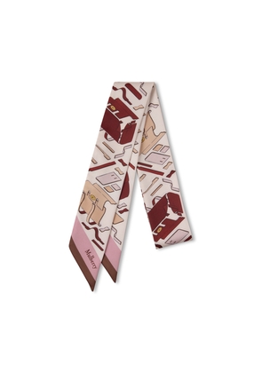 Mulberry Women's Skinny Scarf - Bayswater Workshop Blossom Pink