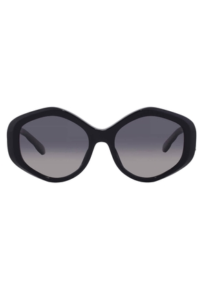 Tory Burch Kira Grey Gradient Polar Geometric Ladies Sunglasses TY7217U 1709T3 55