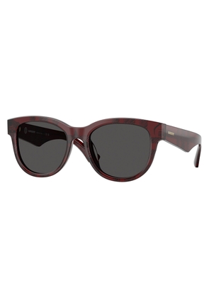 Burberry Dark Grey Oval Ladies Sunglasses BE4432U 411587 54