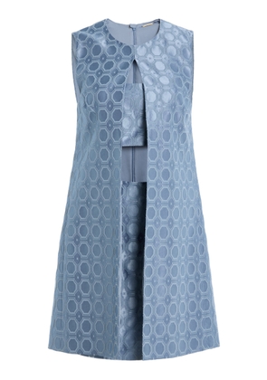 Alexis Asha Layered Cutout Jacquard Cotton-Blend Mini Dress - Moda Operandi
