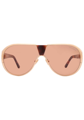 Tom Ford Vincenzo Brown Pilot Mens Sunglasses FT1072 30E 64