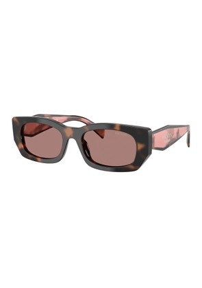 Prada Light Brown Geometric Ladies Sunglasses PR B05S 23A60B 53