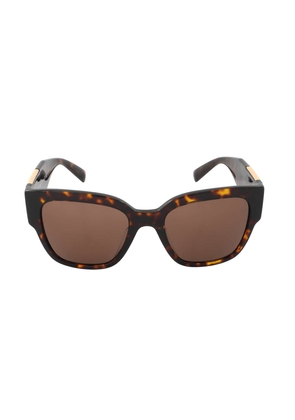 Versace Dark Brown Square Ladies Sunglasses VE4437U 108/73 54