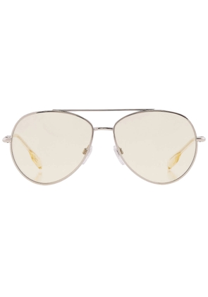 Burberry Photochromatic Light Brown Pilot Ladies Sunglasses BE3147 1005M4 58