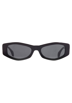 Versace Dark Grey Geometric Ladies Sunglasses VE4487 GB1/87 54