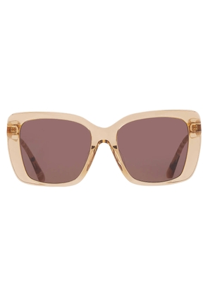 Burberry Brown Butterfly Ladies Sunglasses BE4456F 416773 54