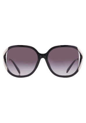 Coach Gradient Grey Oval Sunglasses HC8396U 50028G 56