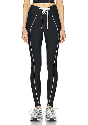 YEAR OF OURS The Field Legging in Black & White - Black & White. Size S (also in ).